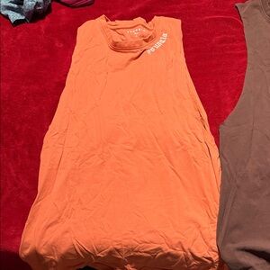 YoungLA Orange Sleeveless Top - worn once